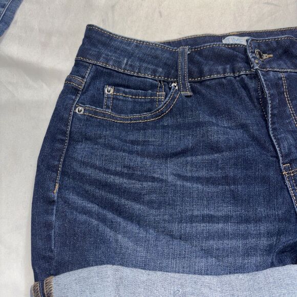 Denim Bundle Lot 4 Pc  3 Shorts 1 Pair Of Jeans Size 6 Dark & Medium Wash  BL - Picture 8 of 16